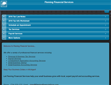 Tablet Screenshot of flemingfinancialsvcs.com